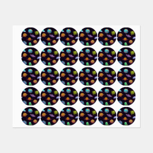 Etiquetas Padrão de espaço