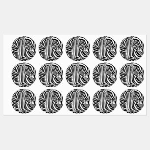 Etiquetas Padrão zebra