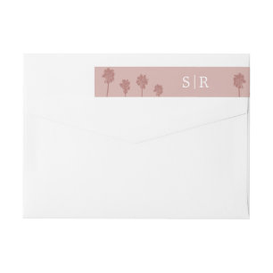 Etiquetas Palm Tree Romance Wedding Suite