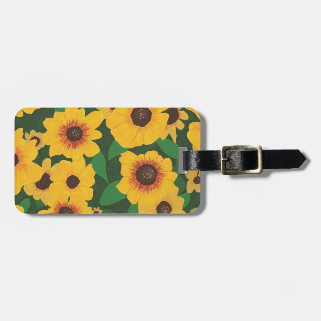 Etiquetas para a pintura de girassol (Frente Horizontal)