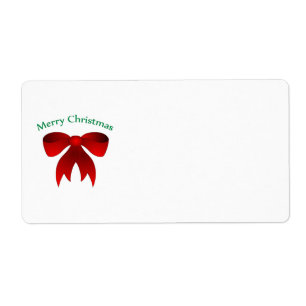 Etiquetas para arcos de Natal Feliz