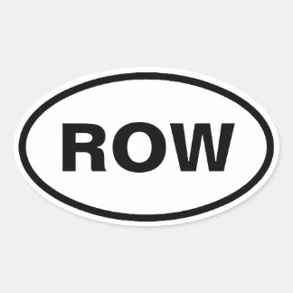 Etiquetas para automóveis de linha oval