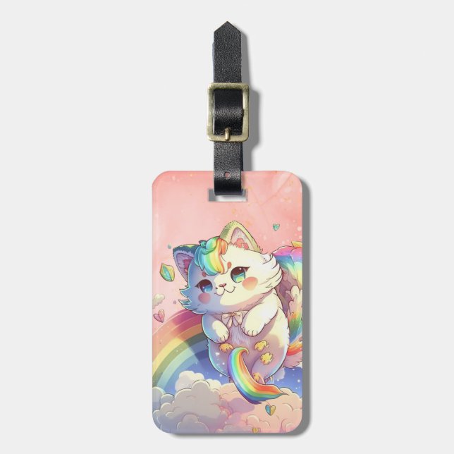 Etiquetas para bagagem de gato (Frente Vertical)