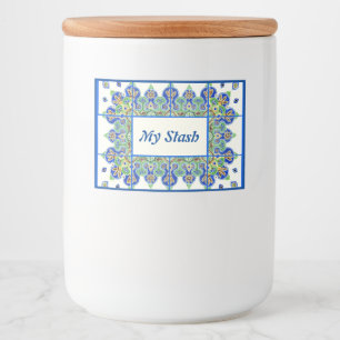 Etiquetas para contentores de armazenamento em Com