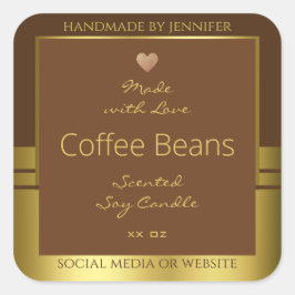 Etiquetas para empacotamento de produtos elegantes