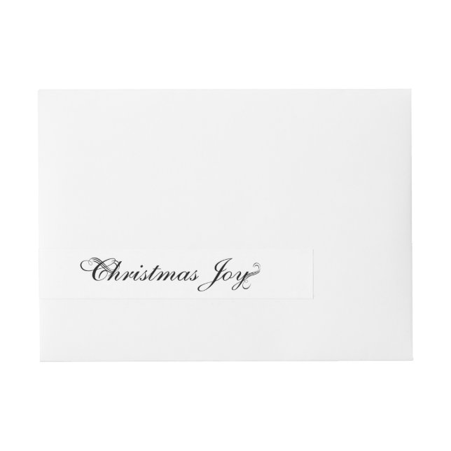 Etiquetas Para Envelope Alegria de Natal (Frente)