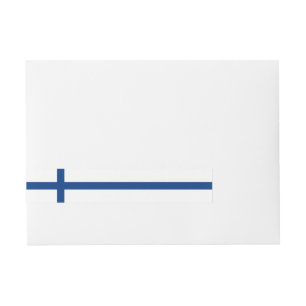 Etiquetas Para Envelope Bandeira de Finlandia