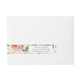 Etiquetas Para Envelope Bonito Jardim Floral
