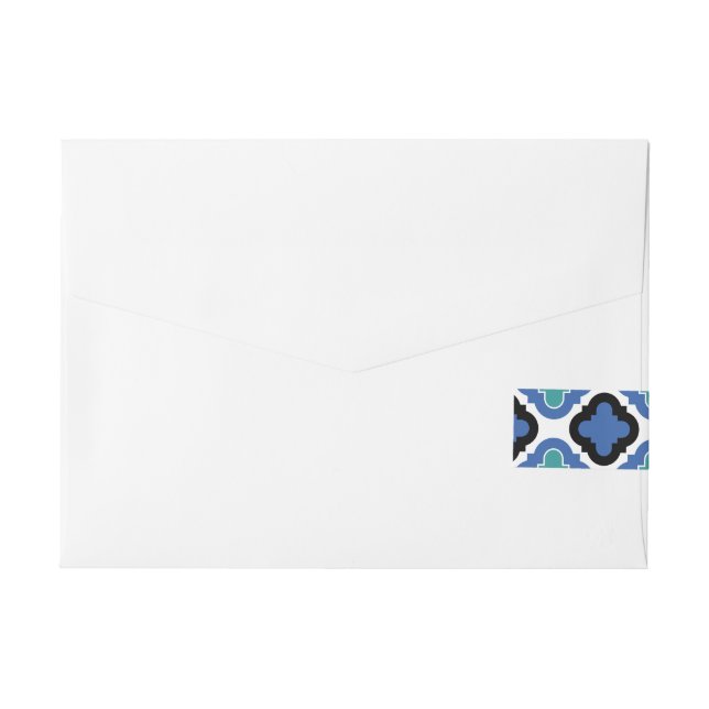 Etiquetas Para Envelope Distintivos de Azulejos (Verso)