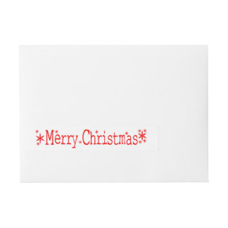 Etiquetas Para Envelope Feliz Natal Clássico