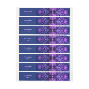 Etiquetas Para Envelope Fractal de Apofílise - Fusão de Átomos + seu texto