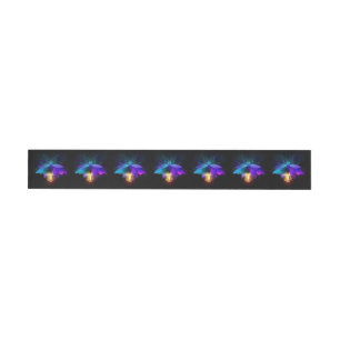 Etiquetas Para Envelope Neon Firefly a preto