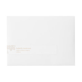 Etiquetas Para Envelope Romantic Wedding Peonies Delicate Ivory