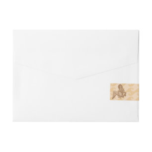 Etiquetas Para Envelope Sereia Sentada