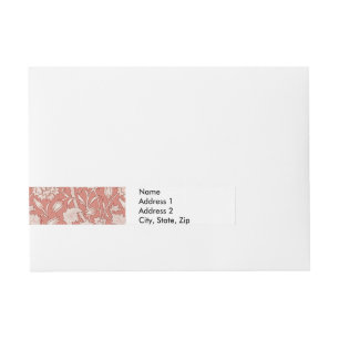 Etiquetas Para Envelope William Morris Wild Tulip Flower Floral