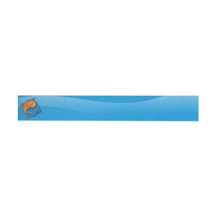 Etiquetas Para Envelope Yin Yang Fish Cartoon
