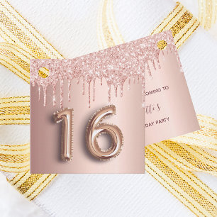 Etiquetas Para Lembrancinhas 16º Aniversário - rosa de ouro - obrigado de our