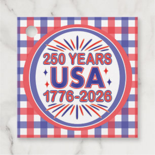 Etiquetas Para Lembrancinhas 250 Anos EUA 1776-2026 Semiquincentenário