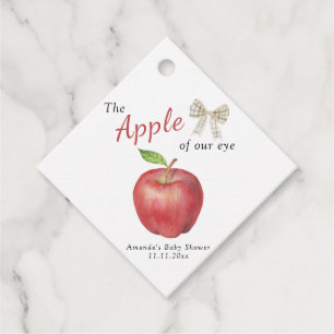 Etiquetas Para Lembrancinhas A Apple do nosso Chá de fraldas