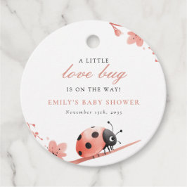 Etiquetas Para Lembrancinhas A Little Love Bug Is On The Way Baby Shower
