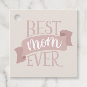 Etiquetas Para Lembrancinhas A melhor mãe de sempre. Dia de as mães cor-de-rosa