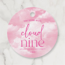 Etiquetas Para Lembrancinhas A Noiva Está no Sétimo Céu Festa de Solteira Rosa