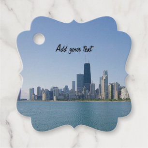 Etiquetas Para Lembrancinhas A paisagem de Chicago
