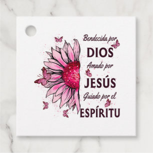 Etiquetas Para Lembrancinhas Abençoado por Deus Amado por Jesus