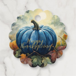 Etiquetas Para Lembrancinhas Abóbora Azul - Embalagem