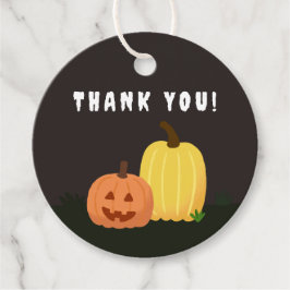Etiquetas Para Lembrancinhas Abóboras Obrigado & FELIZ HALLOWEEN