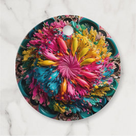 Etiquetas Para Lembrancinhas Abstrato Eclecética Máxima Imprimível Colorida