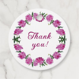 Etiquetas Para Lembrancinhas Adoráveis Peonies.