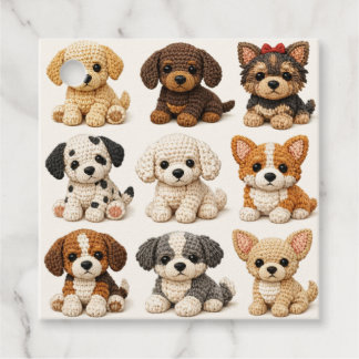 Etiquetas Para Lembrancinhas Adoráveis Puppy Tricotados