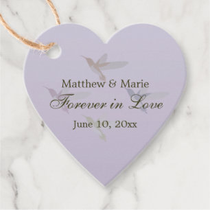 Etiquetas Para Lembrancinhas Adorável Casamento de Hummingbird para sempre no A