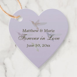 Etiquetas Para Lembrancinhas Adorável Casamento de Hummingbird para sempre no A