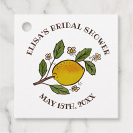 Etiquetas Para Lembrancinhas Adorável CHÁ DE PANELA de Lemons Rustic CUSTOM