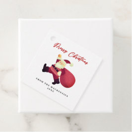 Etiquetas Para Lembrancinhas Adorável Feliz Natal Papai Noel