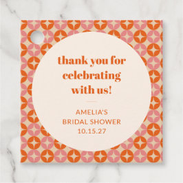 Etiquetas Para Lembrancinhas Agradecimento de Chá de Noiva Personalizado Rosa L