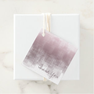 Etiquetas Para Lembrancinhas Agradecimento de Reflexos em Aquarela ID774 Mauve