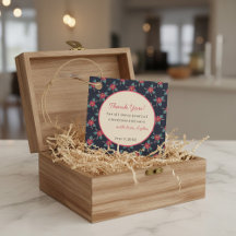 Agradecimento Floral Vintage Personalizado