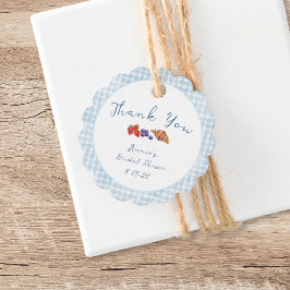 Etiquetas Para Lembrancinhas Agradecimento para Chá de Noiva de Brunch em Xadre