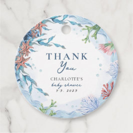 Etiquetas Para Lembrancinhas Ahoy, é um menino! Chá de fraldas náutico Obrigado