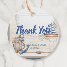 Etiquetas Para Lembrancinhas Ahoy, é um tema de chá de fraldas náutico de menin