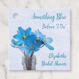 Etiquetas Para Lembrancinhas Algo Azul Antes do Chá de Noiva