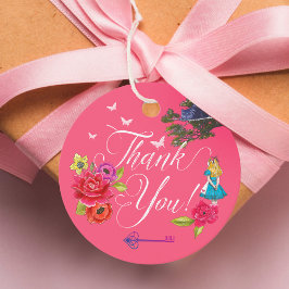 Etiquetas Para Lembrancinhas Alice no País das Maravilhas Fairytale Obrigados F