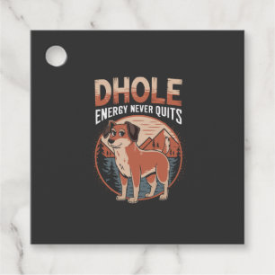 Etiquetas Para Lembrancinhas Amante do Dhole Vida Selvagem Canídeo Cão Selvagem