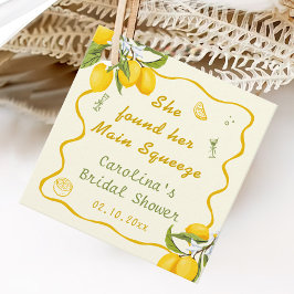 Etiquetas Para Lembrancinhas Amarelo Verde Esmagamento Principal Chuveiro de No