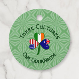 Etiquetas Para Lembrancinhas American Shamrock australiano personalizado