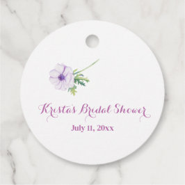 Etiquetas Para Lembrancinhas Anêmonas Ranunculus Personalizadas Bridal Obrigado
