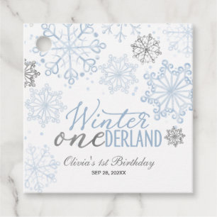 Etiquetas Para Lembrancinhas Aniversário de 1 ano Winter Onederland